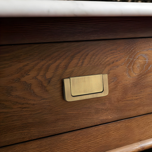 高端实心黄铜橱柜门把手床头柜橱柜衣柜酒柜拉手抽屉旋钮和家具五金件 - Product Image 4
