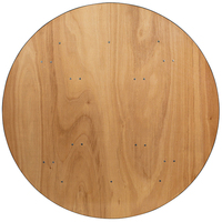 Table ronde pliante SZ 5FT pour mariages Banquets fêtes et événements pour manger hôtels en plein air fermes en contreplaqué