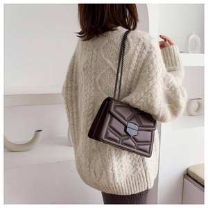 2026 New Women's Fashion Chain Belt <b>Bag</b> <b>Lock</b> Classic Shoulder <b>Bag</b> Women's Saddle <b>Bag</b> - Product Image 5