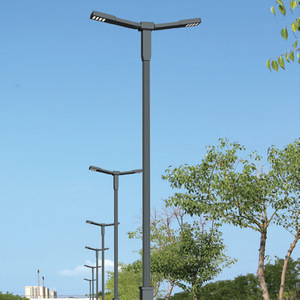 Lampadaire LED en alliage d'aluminium, étanche IP65, lumière du jour 5000K, AC 220V, distribution de type III, garantie 10 ans, capteur de mouvement, IRC - Product Image 4