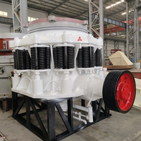 Concasseur à cône composé Xinhai DC Motor & PLC pour les industries minières et agglomérées, haute productivité avec composants d'engrenage à roulement