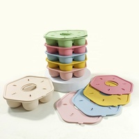 Nouveau design sans BPA de moule en silicone pour bac à glaçons rond de qualité alimentaire en gros