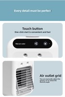 Ventilateur d'eau portable 3 en 1, climatiseur, humidificateur, ventilateur USB, refroidisseur d'air, humidification par brumisation d'eau