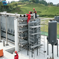 Machine de pyrolyse industrielle entièrement automatique pour transformer les pneus usagés, les plastiques usagés et les déchets domestiques en huile combustible