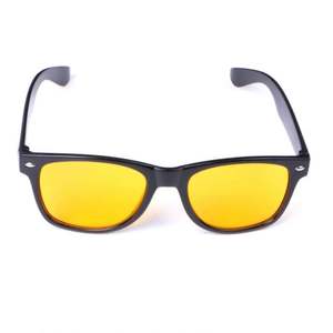 Lunettes de soleil carrées tendance pour femmes et hommes avec logo personnalisé, verres jaunes pour vision nocturne, lunettes de conduite de nuit pour hommes - Product Image 5
