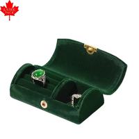 Boîte à bijoux rectangulaire en velours haut de gamme Laire, motif uni, petite, pour bagues, boucles d'oreilles, pendentifs, accessoires, colliers