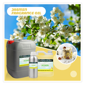 Huile parfumée de luxe <span class=keywords><strong>Jasmin</strong></span> pour bougies, inspirée des parfums de marque - Très parfumée, conforme IFRA, sans danger pour la peau, 1 kg - Product Image 1