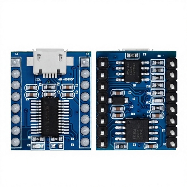 Yixinsheng JQ6500 Voice Module MP3 Module MCU Serial Port Control Announcement One-to-One 5-Channel Music IC