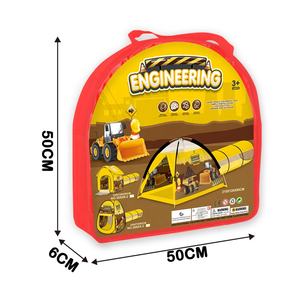Jouet de <span class=keywords><strong>maison</strong></span> de jeu pliable portable 2 en 1 pour enfants tente de jeu <span class=keywords><strong>pop</strong></span>-<span class=keywords><strong>up</strong></span> en tissu doux avec <span class=keywords><strong>tunnel</strong></span> <span class=keywords><strong>maison</strong></span> de tente de jeu intérieure - Product Image 4