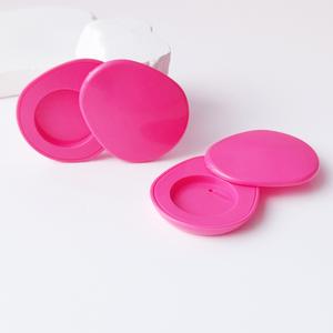 Stok 2.2ml kotak bubuk putar merah muda <span class=keywords><strong>Barbie</strong></span> untuk krim perona kemasan kosmetik desain Logo kustom - Product Image 2