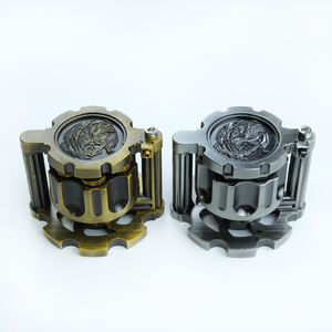 <span class=keywords><strong>Warhammer</strong></span> 40K Accesorios de juego Spinning Revolver Dungeons and Dragons Dice Metal Cobre Gold Bullet Dados Dnd - Product Image 4