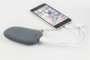 Regalos electrónicos guijarros forma blanco mini 5200 mAh Banco portable con plena capacidad <span class=keywords><strong>consumidor</strong></span> - Product Image 2