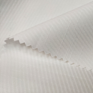 Vải Cotton 100% Đánh Bại Chất Lượng Tẩy Trắng Qmonia Không Nhăn Slub Calvary Dobby - Product Image 2