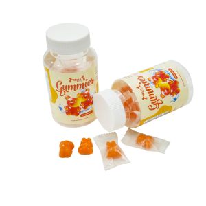 Gomitas de Fibra Natural con Vitaminas para Reforzar el Sistema Inmunológico, 3g, Envasadas Individualmente, con Extracto de Ginseng y Maca para Adultos - Product Image 1