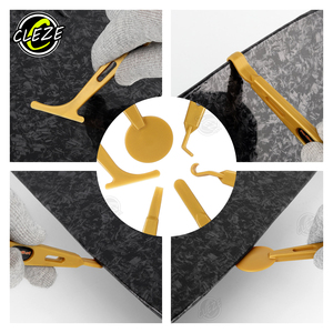 CLEZE Véhicule Film Emballage Outils <span class=keywords><strong>Kit</strong></span> Raclette Vinyle Couteau De Coupe Tubage Outil Feutre Plastique Raclette Ensemble OEM/ODM Pris En Charge - Product Image 5