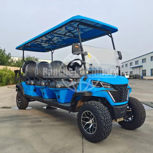 Carrito de golf eléctrico para coche de club, carrito de golf de 8 asientos a la venta, fabricación china, carrito de golf de 48V/72V con CE - Product Image 1