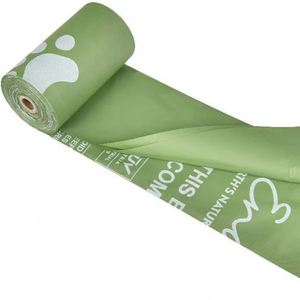 Eco-Friendly <b>Compostable</b> Dog Poop Bags Biodegradable Fiber Waste Disposal Bags Sustainable & Plastic-Free for Pets - Product Image 4