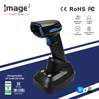 Escáner de Códigos de Barras 2D HC-881BT, Lector de Códigos QR Inalámbrico Automático, Escaneo Preciso de DataMatrix PDF417 para Sistemas POS
