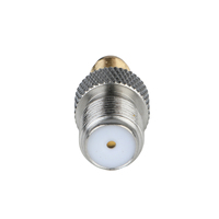 Adaptador Coaxial RF SMA Hembra Recto a F Hembra