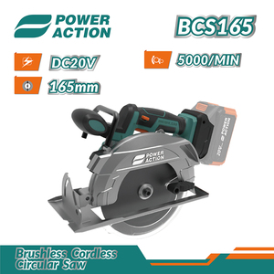 Motor sin escobillas con batería DC20V, <span class=keywords><strong>sierra</strong></span> <span class=keywords><strong>circular</strong></span> inalámbrica para carpintería con guía láser - Product Image 2