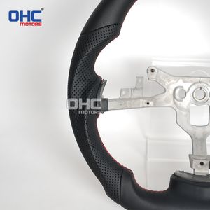 EE. UU. En stock <span class=keywords><strong>Volante</strong></span> de cuero completo para <span class=keywords><strong>Chevy</strong></span> Corvette C6 2006-2011 Z06 Zr1 2012 2013 Cuero perforado - Product Image 4