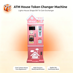 Máquina de Cambio de Monedas Totalmente Automática ZDYS para Billetes de Euro, Monedas y Fichas de Juego Estilo Villa - Product Image 2