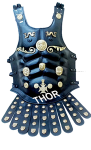 Chaqueta de traje de armadura Medieval con placa de pecho de músculo romano Vintage con estuche de cuero artesanías de cuero hechas a mano - Product Image 2