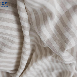 Tissu en lin uni teint à carreaux respirant 120 GSM 135 cm de large, matière douce en lin pur tissé pour vêtements de filles et de garçons et tenues de villégiature - Product Image 4