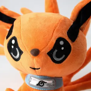 NEWSTAR NS1470 Anime Kyuubi Kurama Demon Nine-tales Fox Kawaii Cute Animal peluche bambole di pezza morbide regalo del fumetto per i bambini