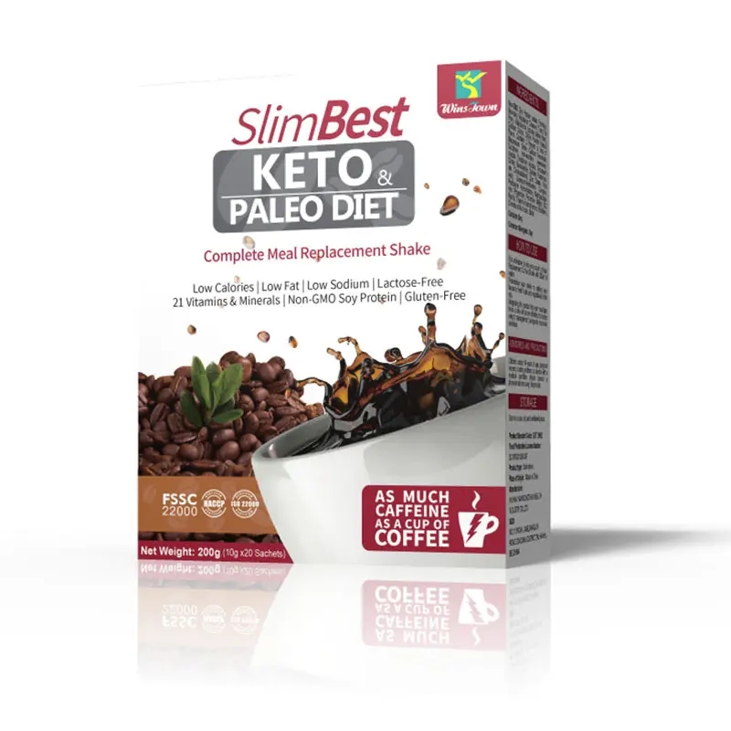 Slim Best-Polvo de café instantáneo para pérdida de peso, Keto