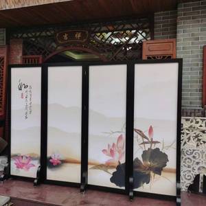 Hot Bán 65Mm Di Chuyển Có Thể Hoạt động Âm Thanh Âm Thanh Bằng Chứng Phân Vùng Tường Trên Bánh Xe Gỗ Không Thấm Nước Cho Văn Phòng & Nhà Hàng Sử Dụng - Product Image 2