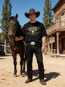 Magliette da Cowboy Western da Uomo, <span class=keywords><strong>T</strong></span>-<span class=keywords><strong>shirt</strong></span> Vintage con Grafica Teschio di Mucca, Maglie Senza Maniche in Misto Cotone Stile Boho Country per Concerti Musicali - Product Image 5