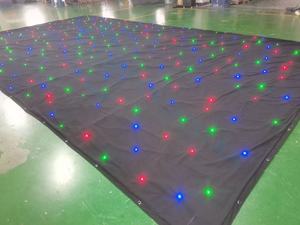 Venta al por mayor 3 en 1 RGB LED estrella cortina tamaño personalizado DMX equipo de iluminación de escenario DJ luces de <span class=keywords><strong>discoteca</strong></span> para fiesta Club evento - Product Image 5