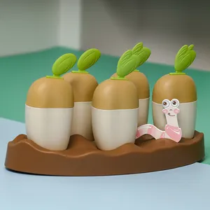 EVERSMILY 5 cavités support de plateau de crème glacée large en forme de haricot cuisine moule à Popsicle en plastique enfants fabricants de crème glacée