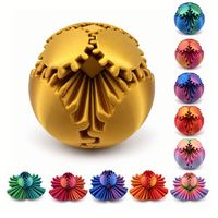 Colorful Gear Sphere Fidget Toy Mechanical Interactive Fidget Silk PLA 3D Printed Gear Ball Office Desk Accessory