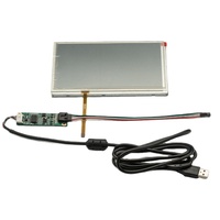 Écran tactile résistif 4 fils avec interface de contrôleur USB pour module LCD de 7, 8, 10,1 et 12,1 pouces, qualité industrielle