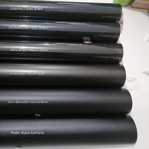 Película para Ventanas <span class=keywords><strong>de</strong></span> Auto y Moto, Electro Mate, Negro Samurai, Vinilo Negro Piano para Carrocería, Negro Esmerilado, Calcomanía Láser, PVC Antiarañazos - Product Image 1