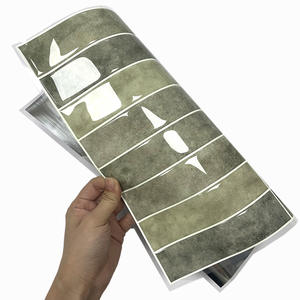 3d Marmeren Muurstickers Huisdecor Zelfklevende Schil En Stok 3 Samenhangende Muursticker Voor Keuken Badkamer Backsplash - Product Image 2