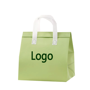 Borsa Termica Dorata di Alta Qualità Riutilizzabile in Tessuto Non Tessuto con Cerniera, Pieghevole per Pranzo e Shopping - Product Image 1