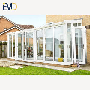 Factory Customized High End Villa Backyard Modern Aluminium Glass House Winter <b>Garden</b> Sunroom - Product Image 3