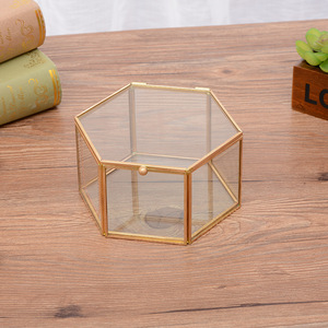 WonderfulPack Scatole Portaoggetti di Lusso in Vetro Trasparente Fatte a Mano per Gioielli, Orecchini, Anelli, Collane, Edizione San Valentino - Product Image 4