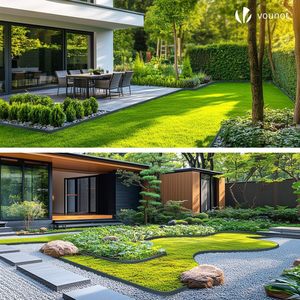 VOUNOT Bordura per Giardino in Plastica <span class=keywords><strong>Antracite</strong></span> da 20 Metri con 40 Picchetti di Ancoraggio, Flessibile, Altezza 50mm, Trattata a Pressione - Product Image 6