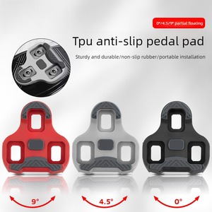 Calas de Bicicleta de Carretera de 3 Orificios Compatibles con LOOK <span class=keywords><strong>KEO</strong></span>, 0/4.5/9 °   Zapatillas Universales de Ciclismo sin Cordones de Nailon Flotante para Interiores/Exteriores - Product Image 2