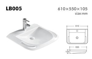 Wastafel Kamar Mandi Umum Penyandang Cacat - Product Image 4