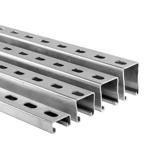 Profilés en acier galvanisé personnalisés en forme de C et de U pour système de fixation de pierres, matériaux de construction métalliques - Product Image 2