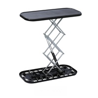 Tables promotionnelles pliables en aluminium et tissu, présentoirs de comptoir portables rectangulaires pour salons professionnels, vente en gros