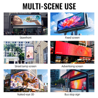 Écran d'affichage LED pour panneau publicitaire extérieur routier, grand angle de vision 160°, 960*960mm, contraste élevé P2.5-P10, étanche IP65