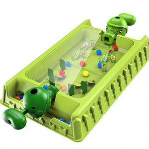 Jeu <span class=keywords><strong>de</strong></span> <span class=keywords><strong>société</strong></span> Plants vs. <span class=keywords><strong>Zombies</strong></span> pour enfants, ensemble multicolore <span class=keywords><strong>de</strong></span> lance-poissons, jeu interactif amusant pour toute la famille avec billes, pour les 5 à 7 ans - Product Image 1