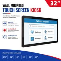Écran publicitaire numérique LCD mural Android pour affichage commercial intérieur, personnalisable OEM avec CMS intégré, pour menu et affichage de détail