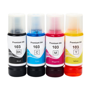 Encre de recharge en vrac compatible de qualité supérieure à base d'eau pour imprimantes de bureau <span class=keywords><strong>EcoTank</strong></span> L3100 L3150 L1110 L5190 - Usine 103 - Product Image 1